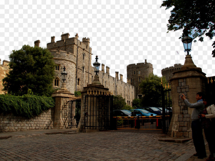 England Windsor Castle Landscape Big Ben Efteling Haunted PNG
