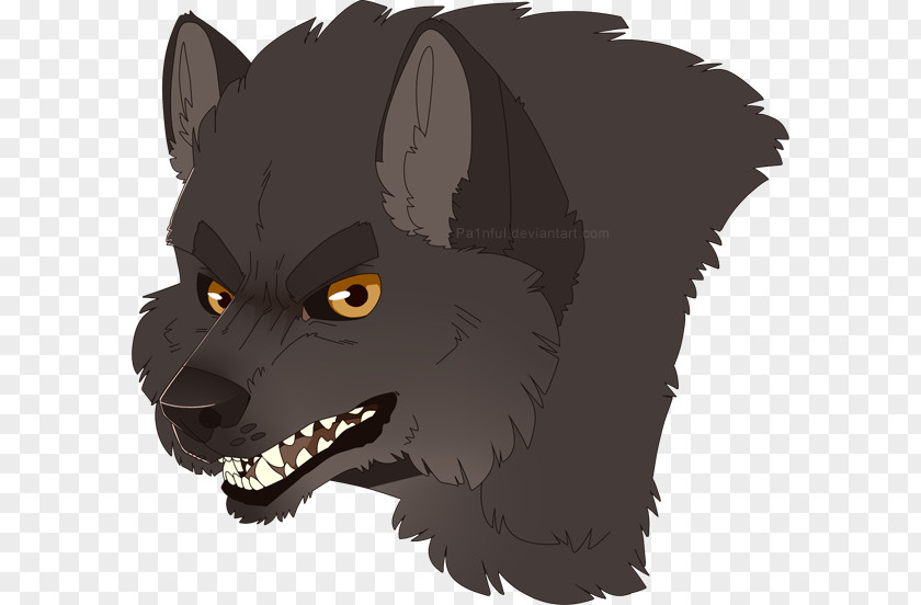 Cat Whiskers Dog Werewolf Cartoon PNG