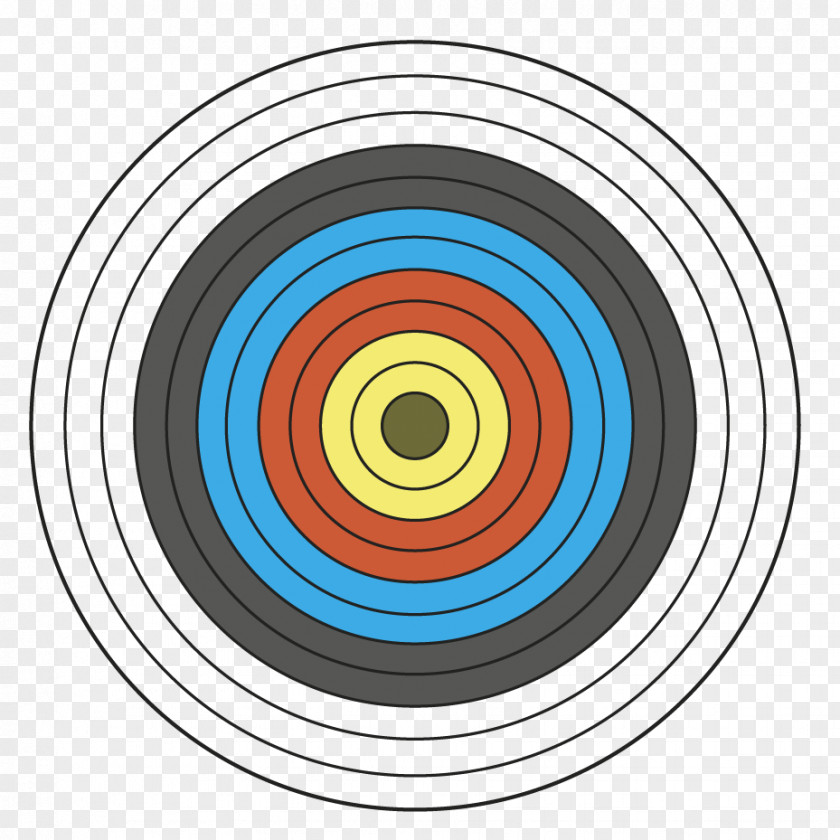 Creative Design Target Shooting Sports Range PNG