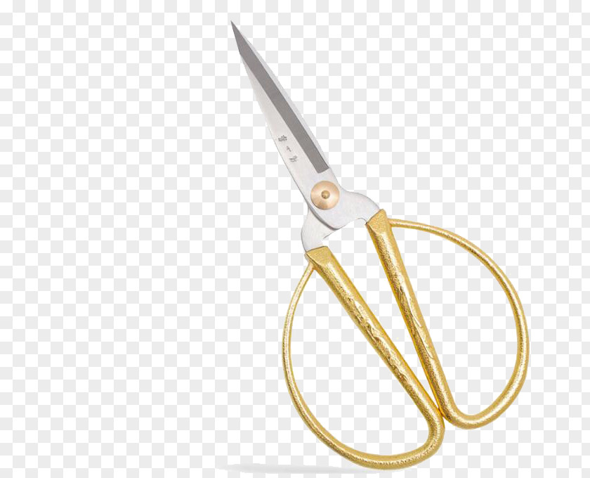 Golden Scissors Gratis Nail Clipper PNG