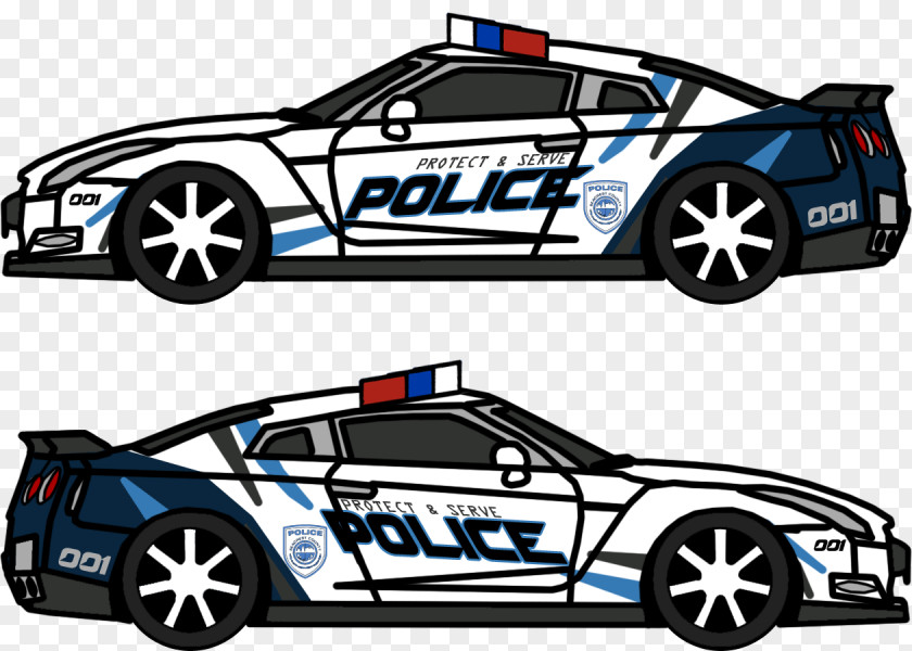 Police Car Nissan Skyline GT-R 2015 PNG