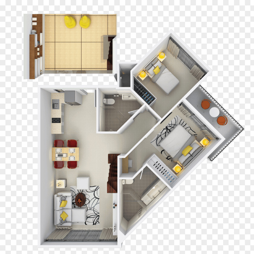 Bedroom Television Floor Plan PNG