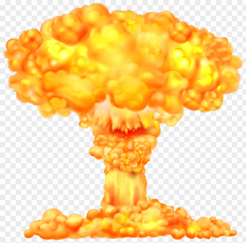 Bomb Explosion Mushroom Cloud Clip Art PNG