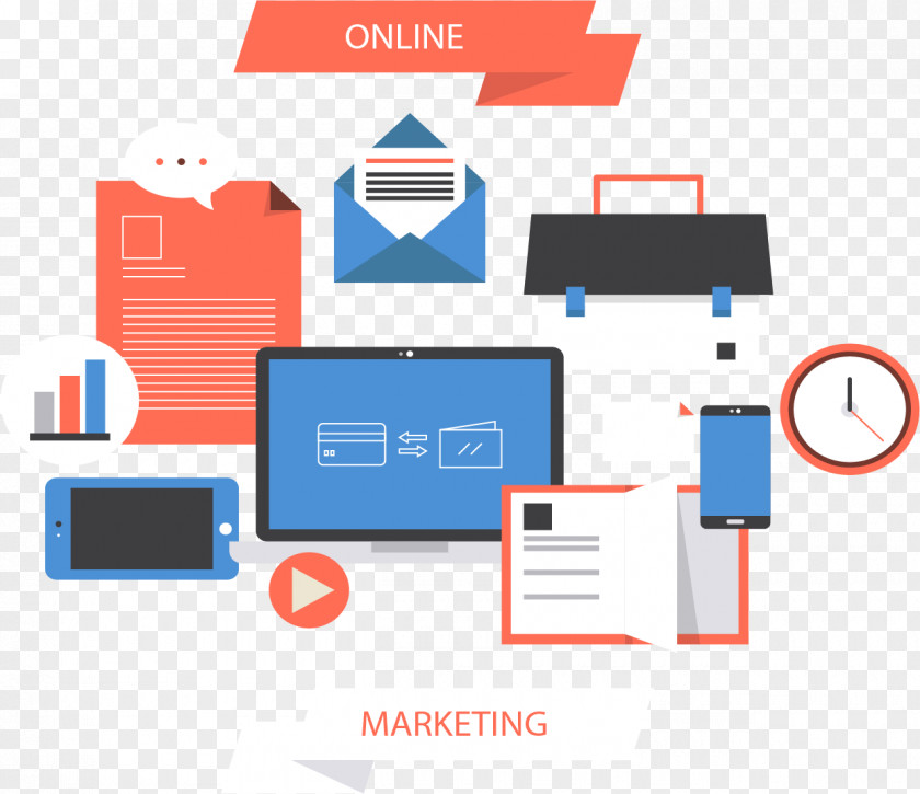 Online E-commerce Market Advertising Marketing Graphic Design PNG
