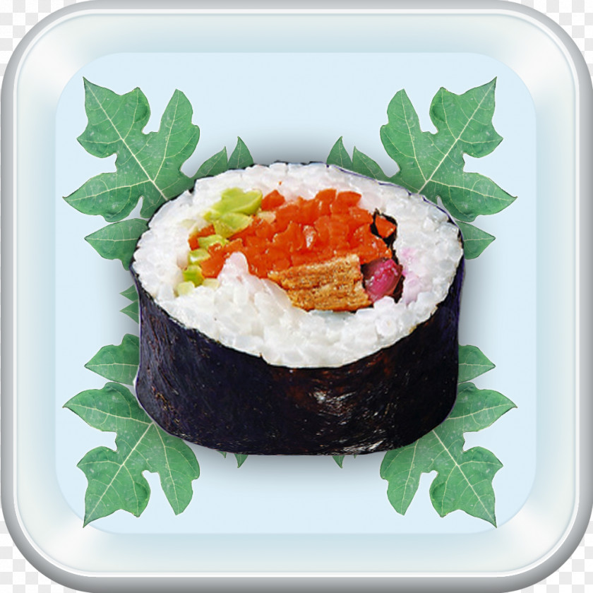 Sushi California Roll Gimbap Japanese Cuisine Asian PNG