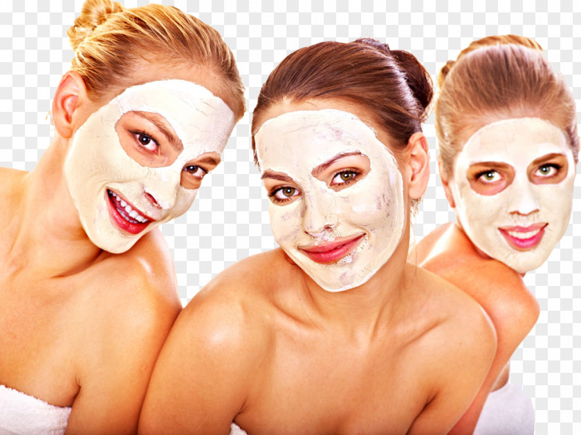 Woman With Mask Day Spa Facial Massage Pedicure PNG