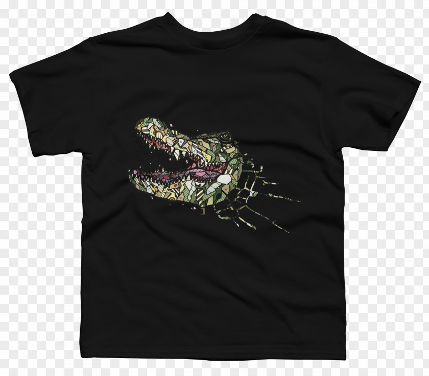 Alligator T-shirt Sleeve Clothing Top PNG