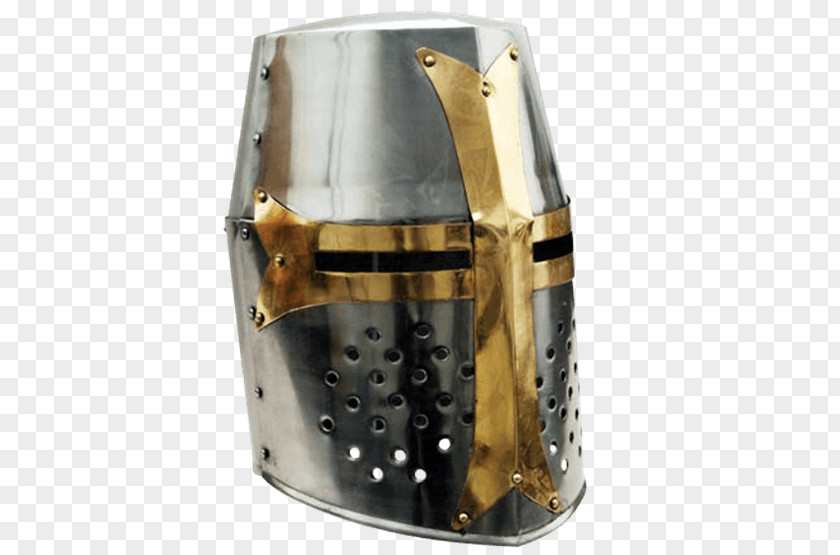 Knight Helmet Crusades Middle Ages Great Helm PNG