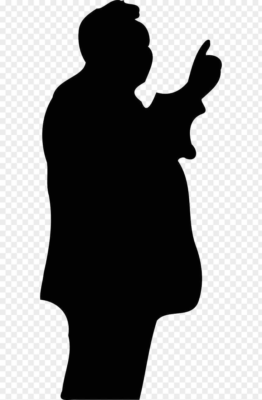 Silhouette Presentation Animaatio Person PNG