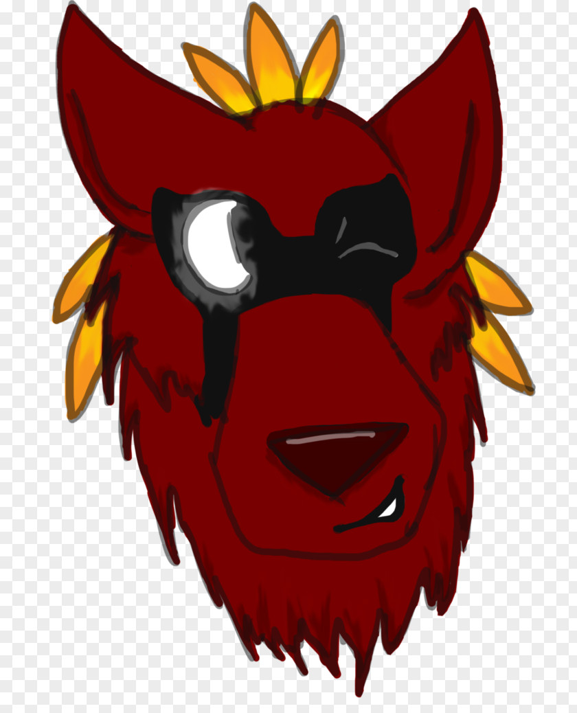 Demon Snout RED.M Clip Art PNG