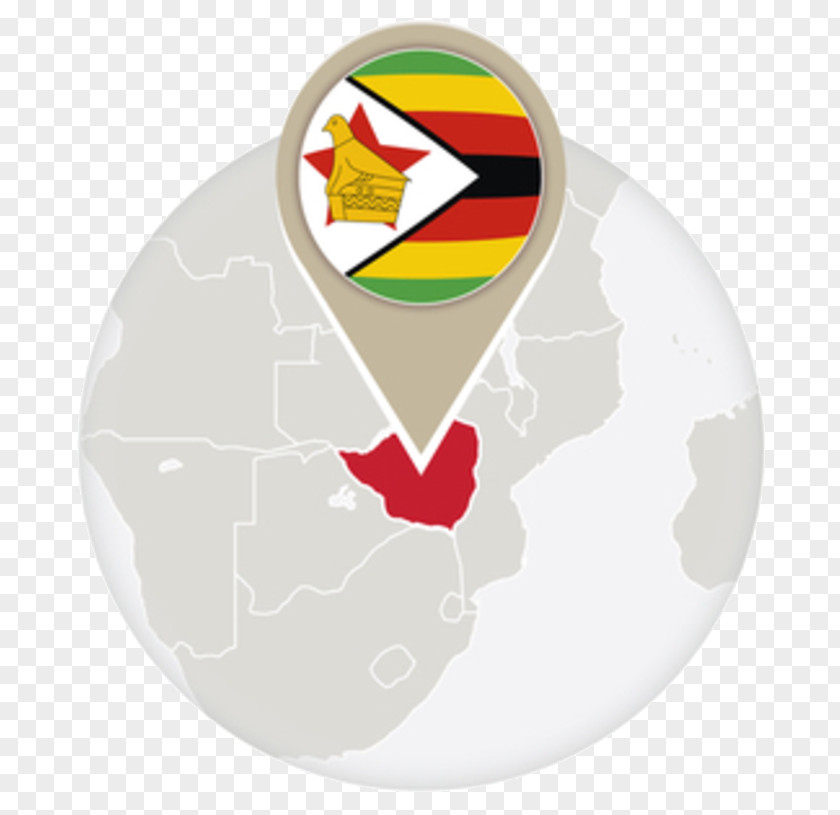Globe Flag Of Zimbabwe Map PNG