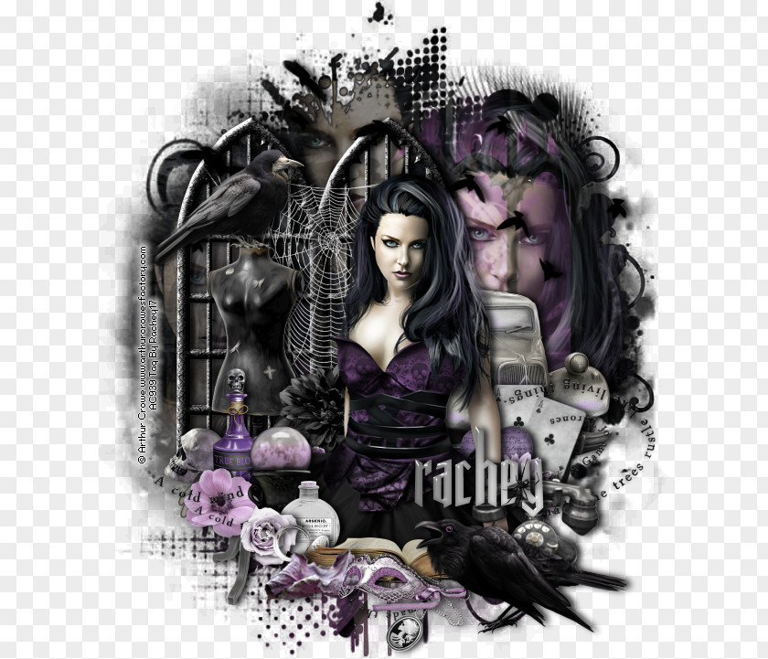 Melancholia Album Cover Poster Black Hair PNG