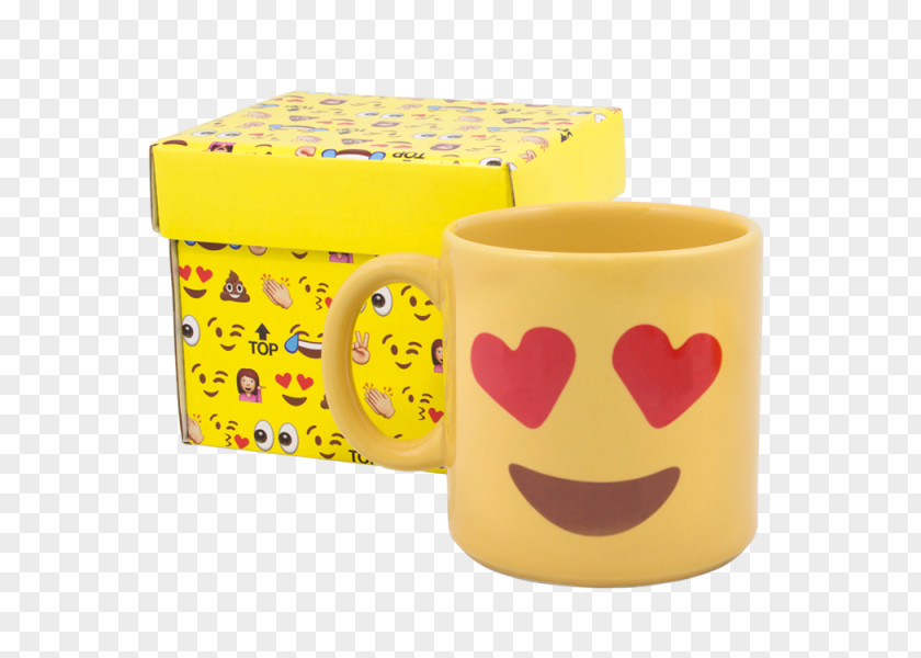 Mug Emoji Coffee Cup Love PNG