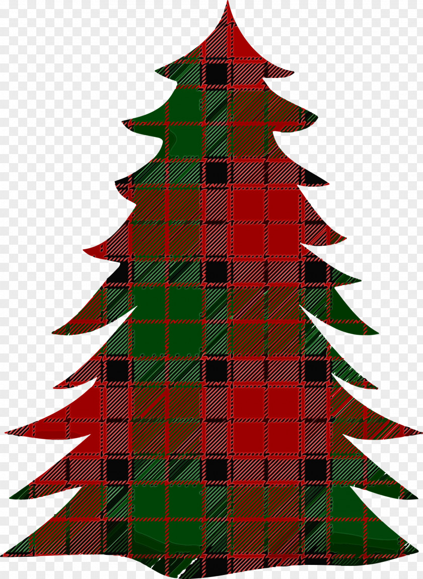 Plaid Oregon Pine Colorado Spruce Tree Pattern PNG