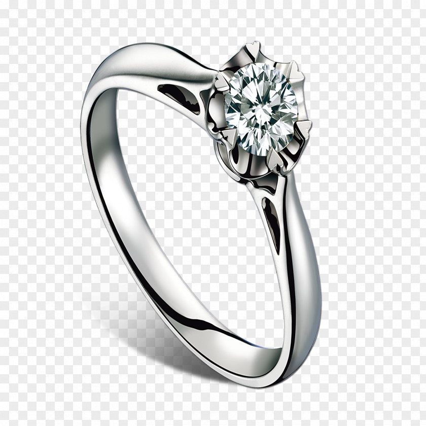 Shiny Diamond Ring Jewellery Brilliant PNG