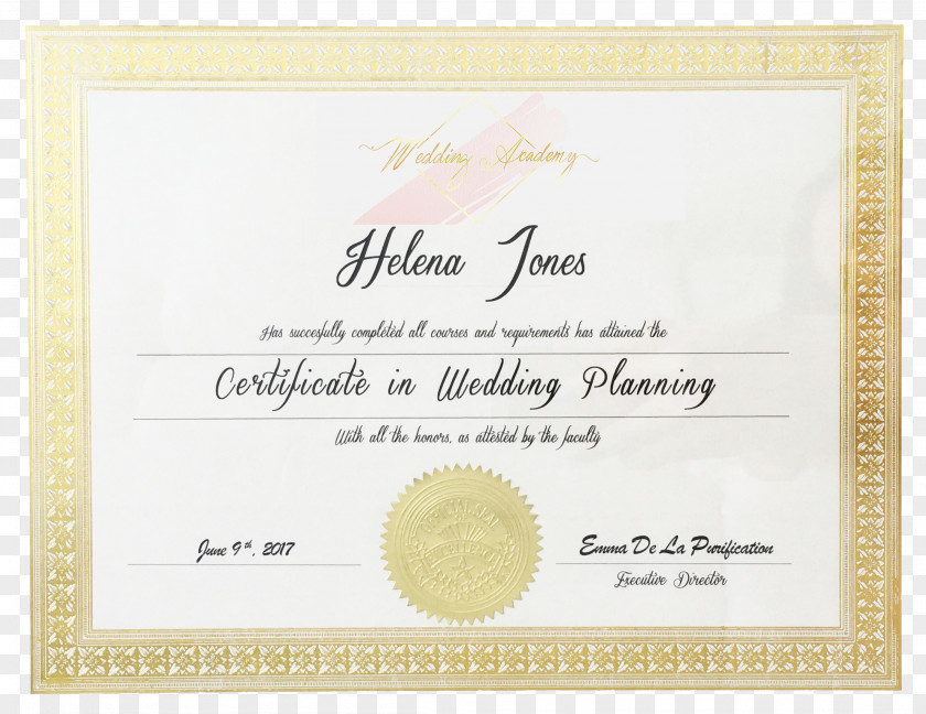Wedding Diploma Planner Craft Marriage PNG