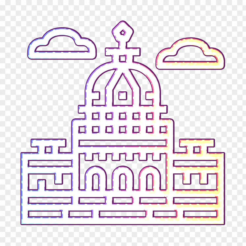 Capitol Icon Election Architecture And City PNG