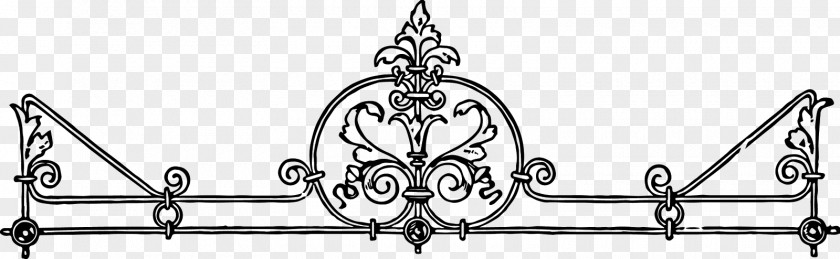 Design Scroll Line Art Ornament Clip PNG