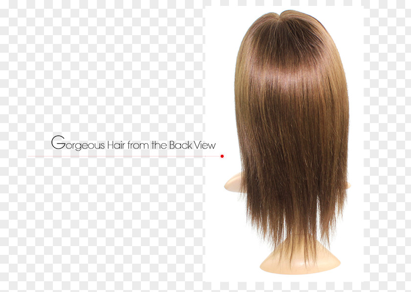 Lace Wig Long Hair Step Cutting Layered Coloring Brown PNG