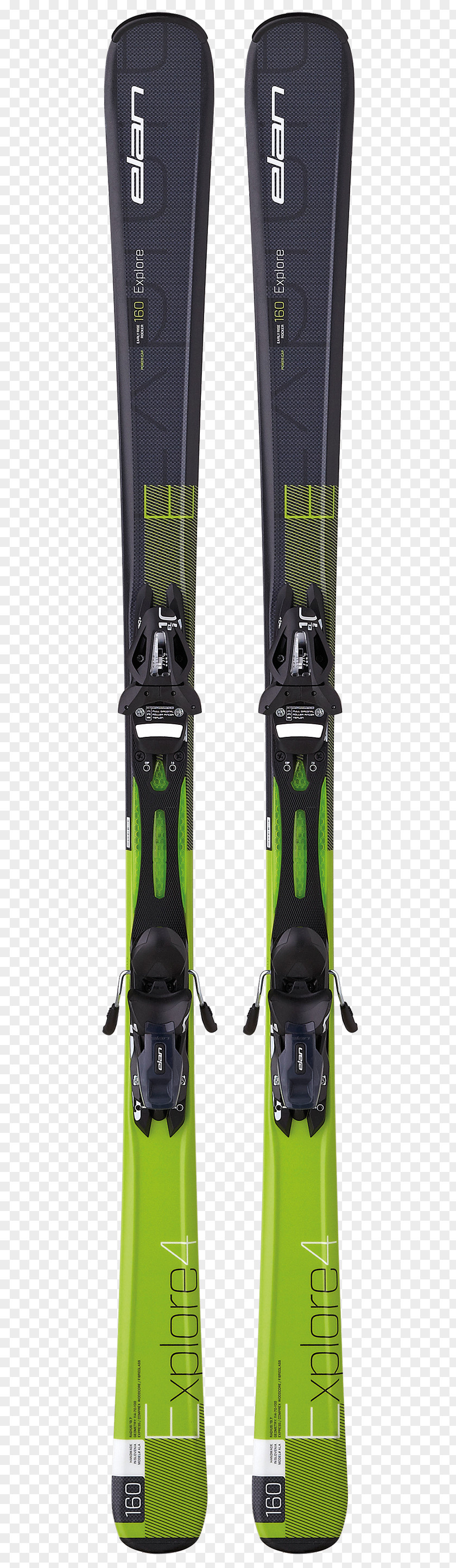 Skiing Elan Ski Bindings Boots PNG