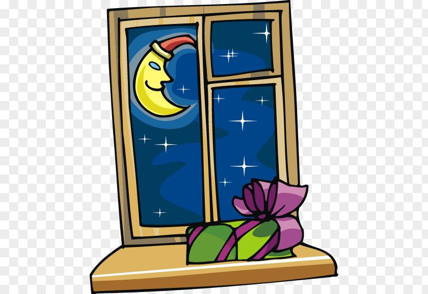 Christmas Window Cliparts Clip Art PNG