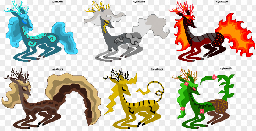 Deer Water Elemental Earth PNG