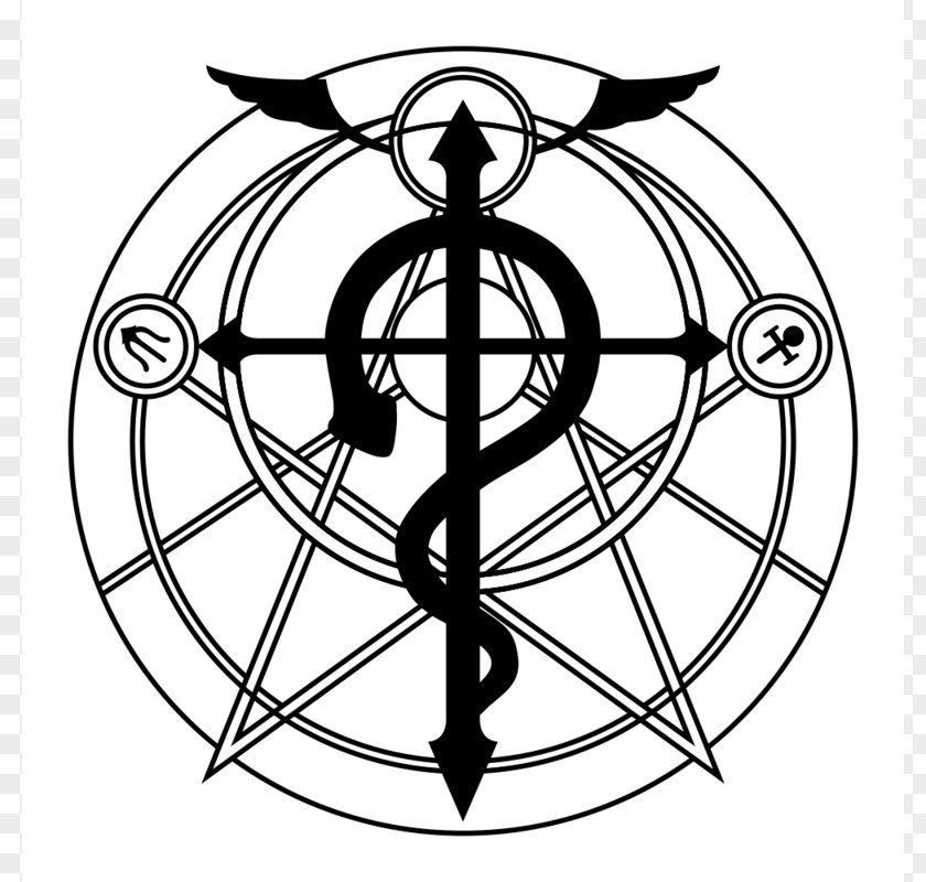 Winged Foot Tattoo Edward Elric Roy Mustang T-shirt Fullmetal Alchemist Alchemy PNG