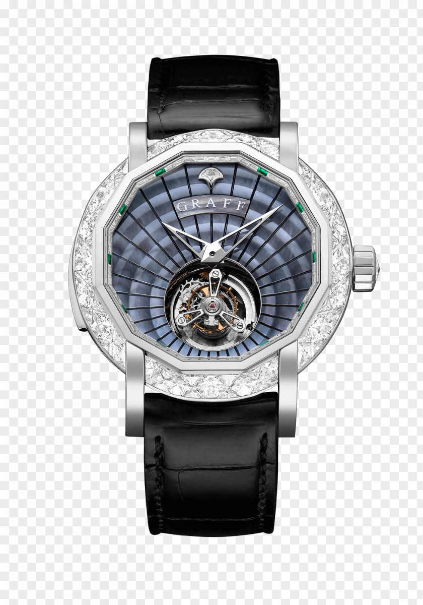Diamond Bezel Watch Repeater Tourbillon Girard-Perregaux Clock PNG