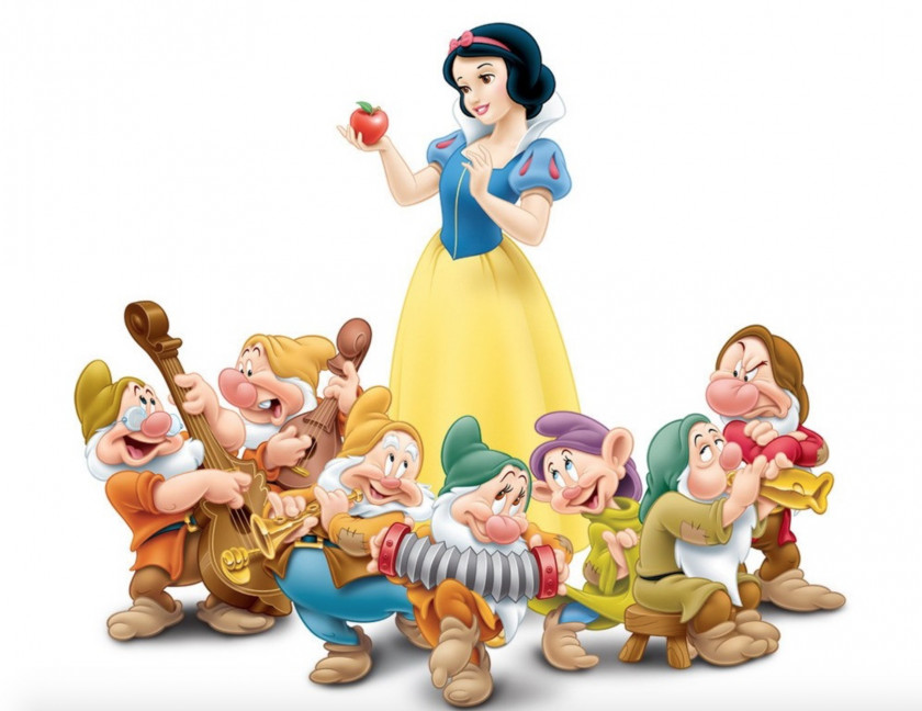 Dwarf Snow White Queen Magic Mirror Seven Dwarfs Bashful PNG