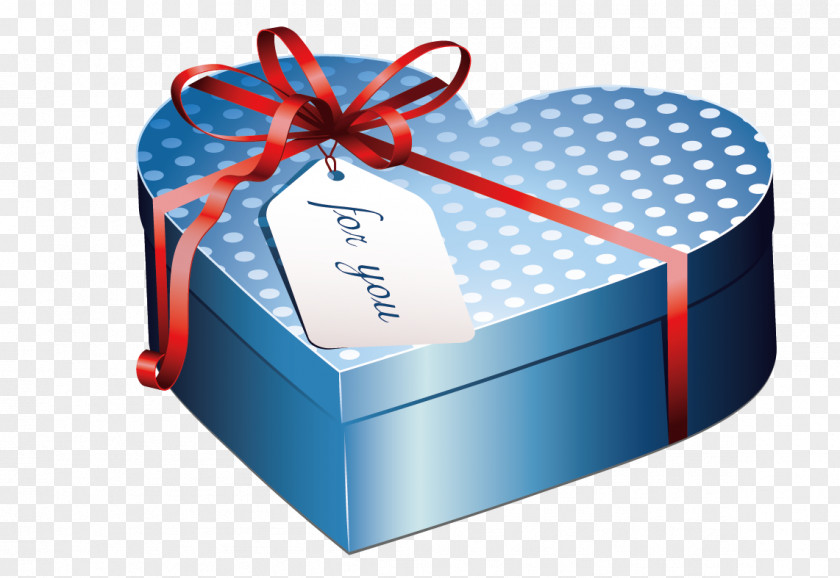 Heart-shaped Gift Box Love Valentines Day PNG