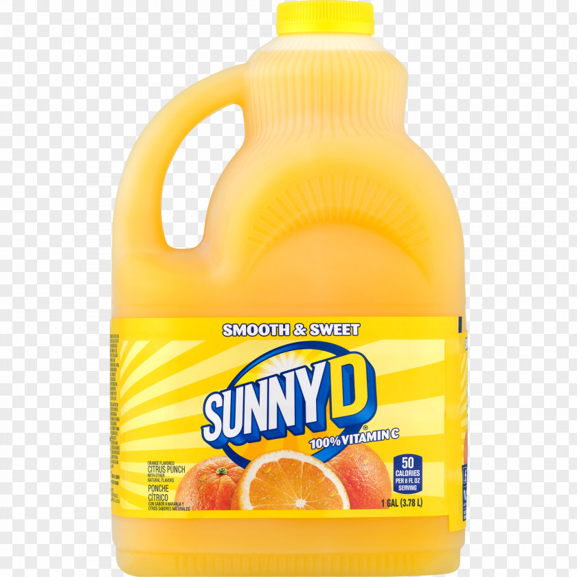 Juice SunnyD Orange Punch Drink PNG