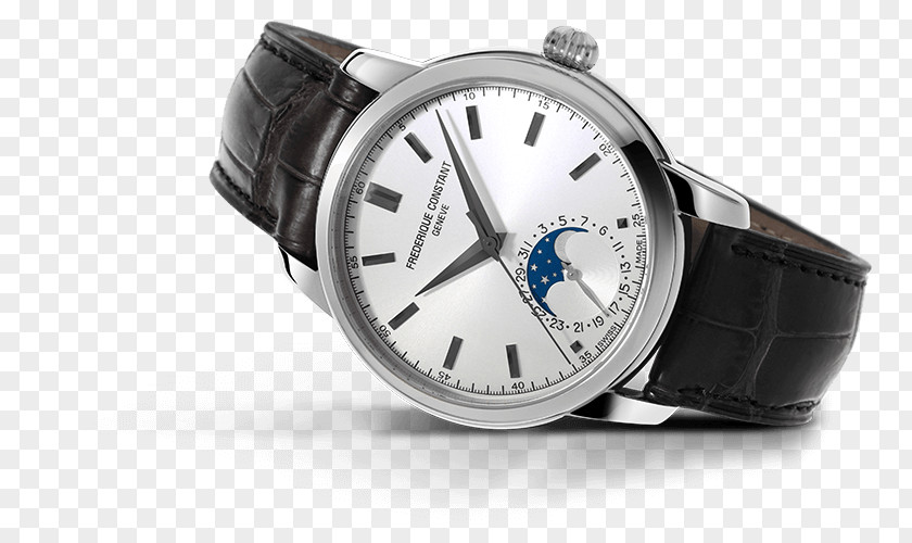 Watch Lunar Cycle Frédérique Constant FREDERIQUE Classic Moonphase Manufacturing Movement PNG