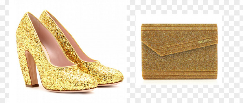 Gold Glitter Shoe High-heeled Footwear Stiletto Heel Sandal PNG