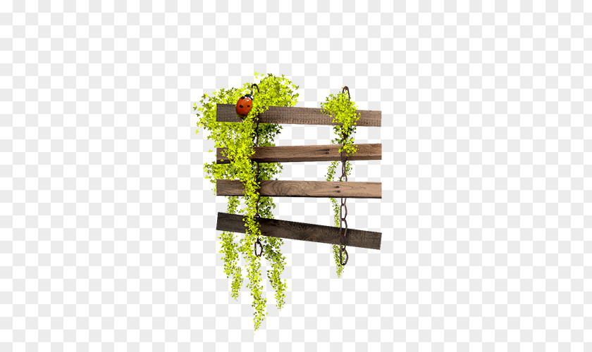 Plant Fence Easel PNG