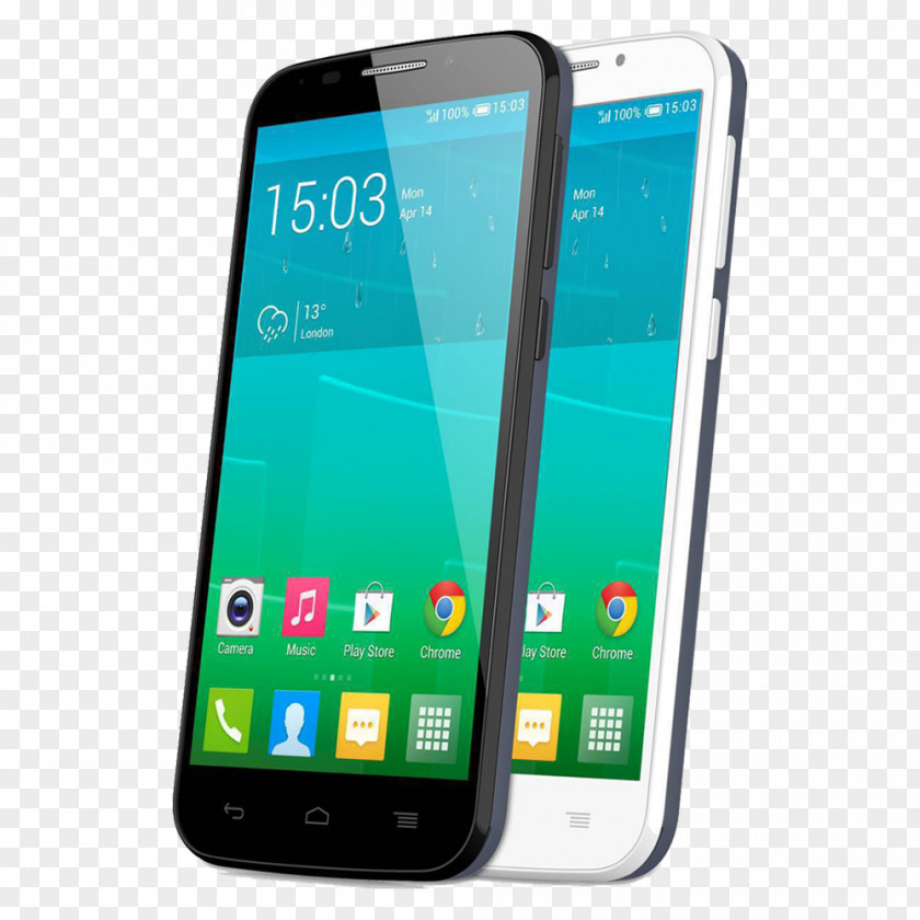 Pure White Alcatel Mobile Smartphone OneTouch Idol 2 Mini POP 3 (5.5) Evolve PNG