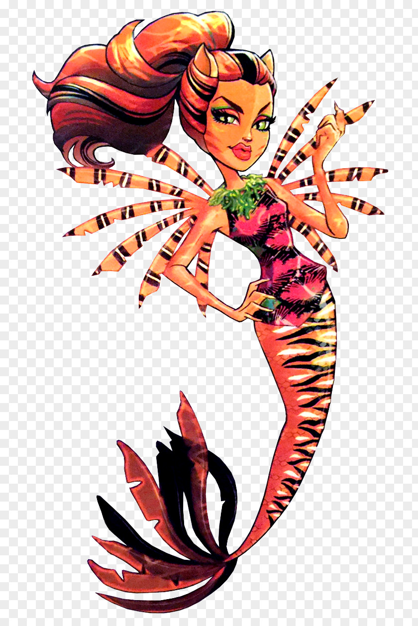 Reef Monster High: Great Scarrier Doll Frankie Stein Ever After High PNG