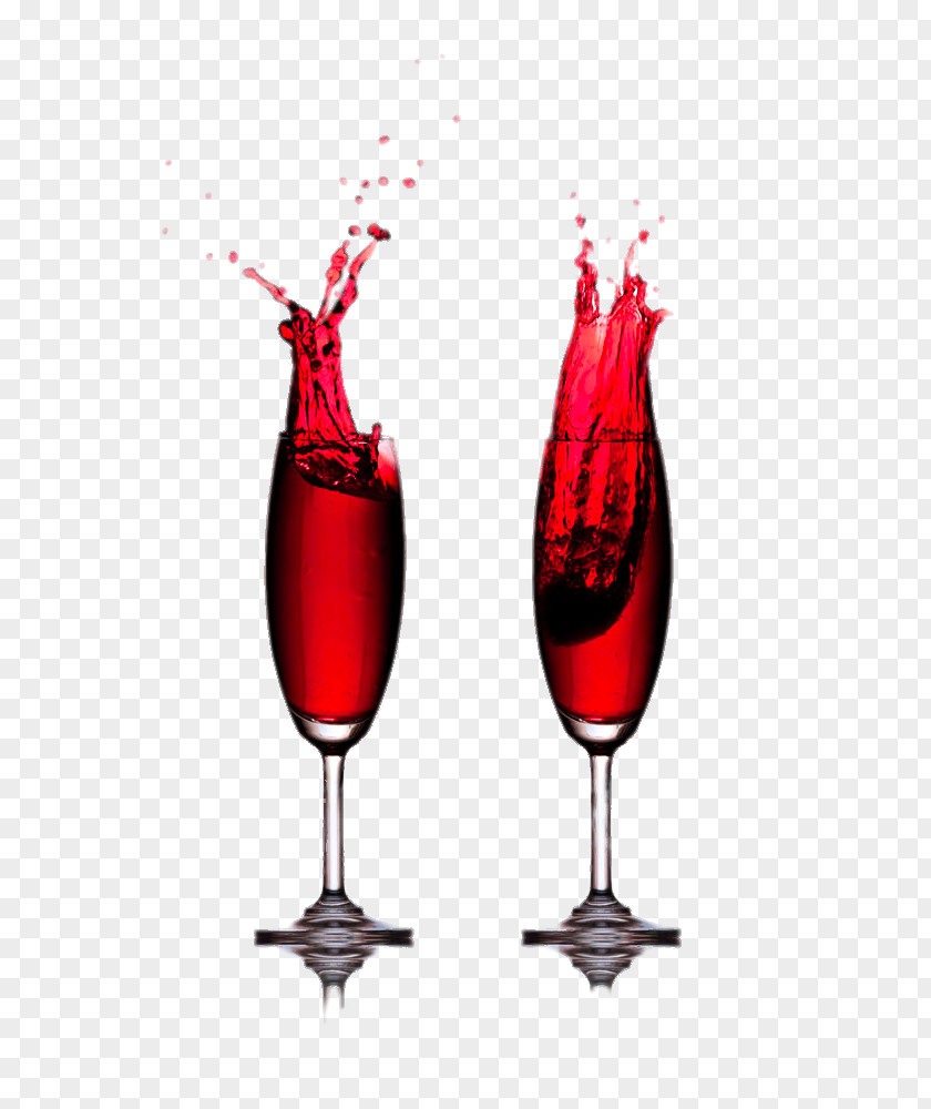 Two Glasses Of Red Wine Glass Cup PNG