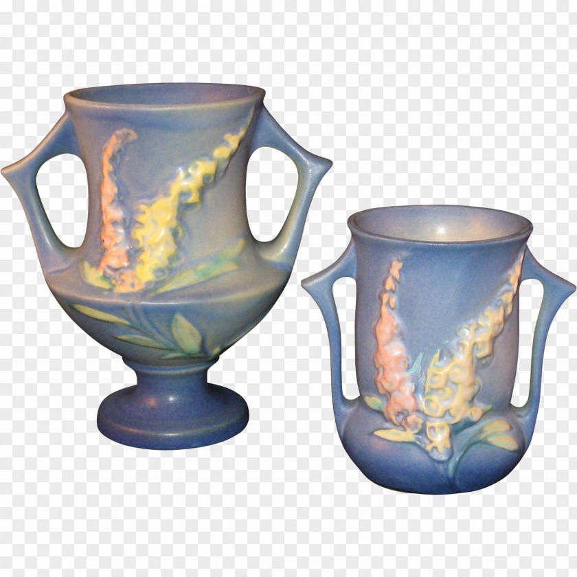 Vase Roseville Pottery Porcelain Ceramic PNG