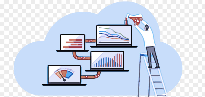 Business Multimedia Service Line Meter PNG