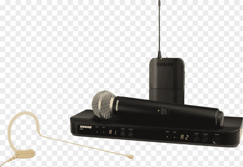Double Promotion Microphone Shure SM58 Wireless System PNG