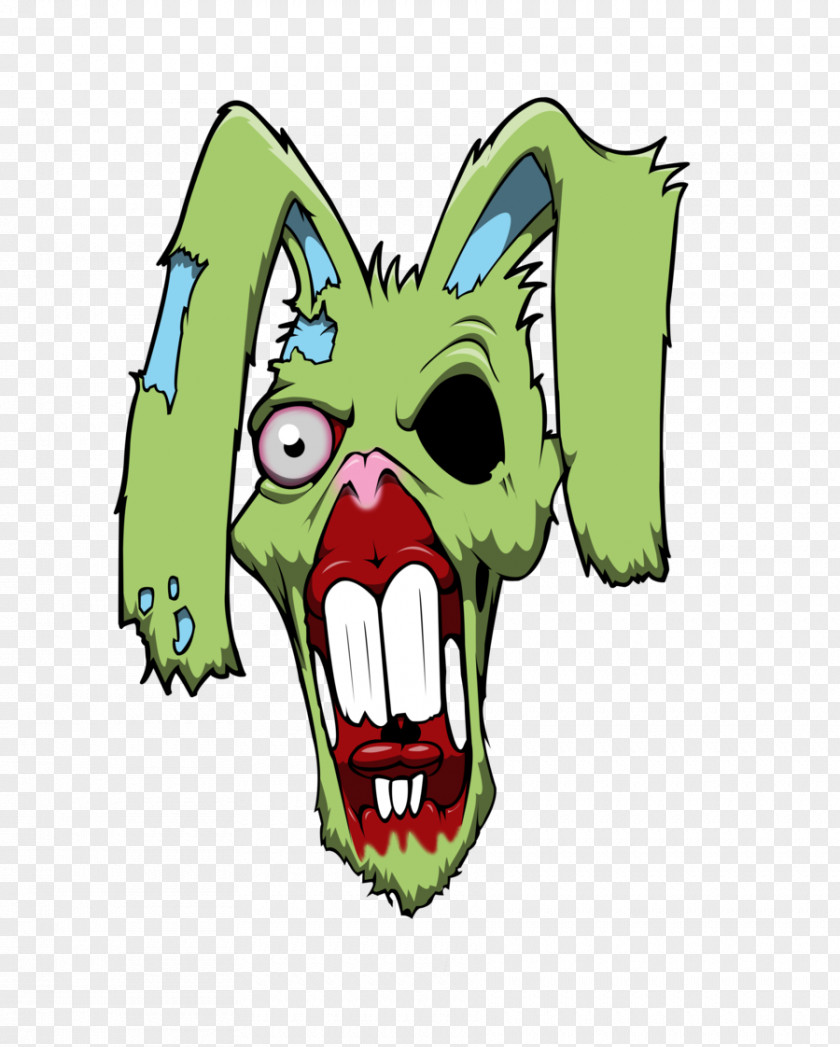 Easter Bunny European Rabbit Drawing Zombie PNG rabbit Zombie, cartoon zombie clipart PNG