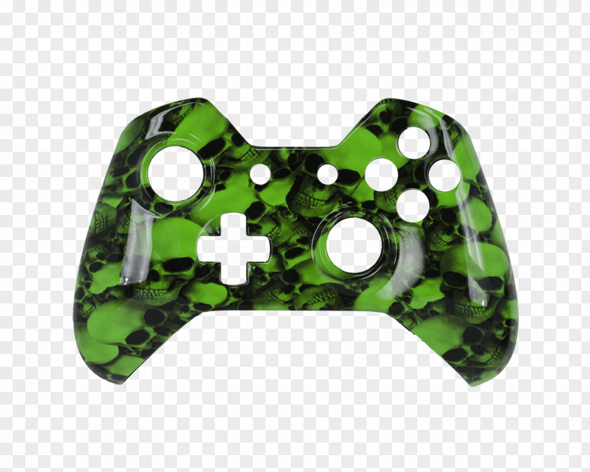 Green Skull Xbox One Controller Microsoft S 360 Game Controllers PNG