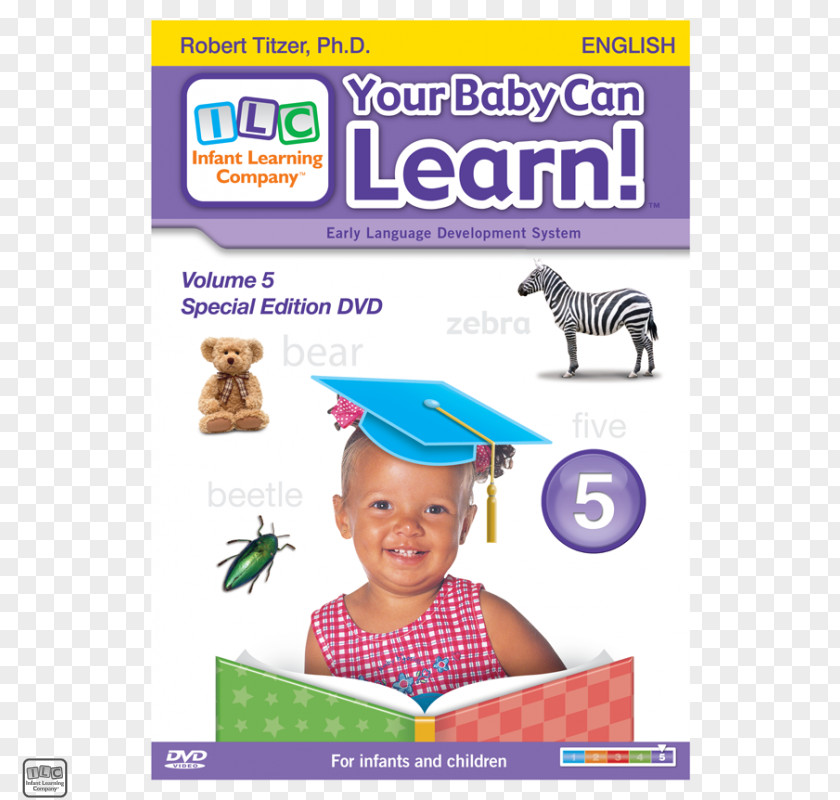 Learning English Your Baby Can Read! Book 2: Early Language Development System Toddler Toy Infant PNG