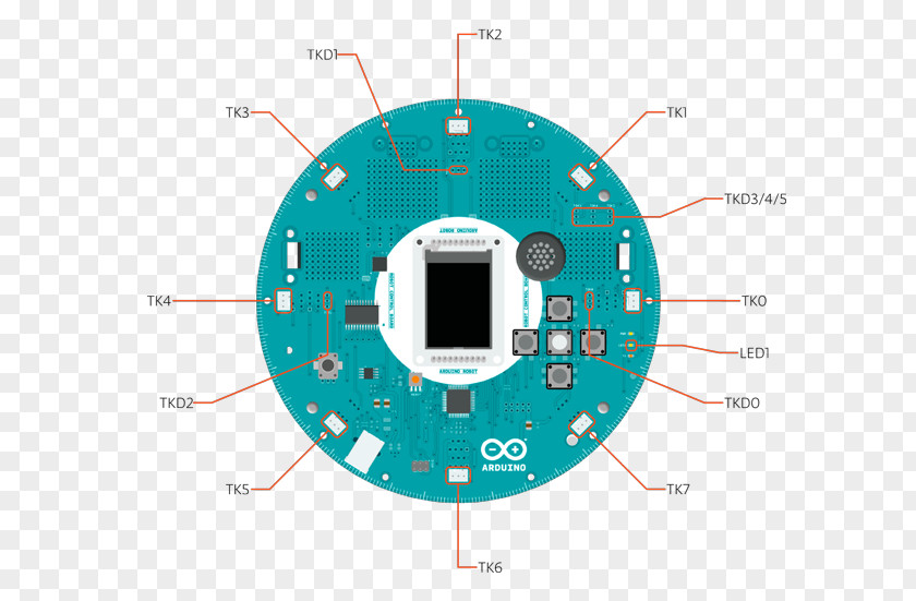 Robot Arduino Schematic Pinout Diagram PNG