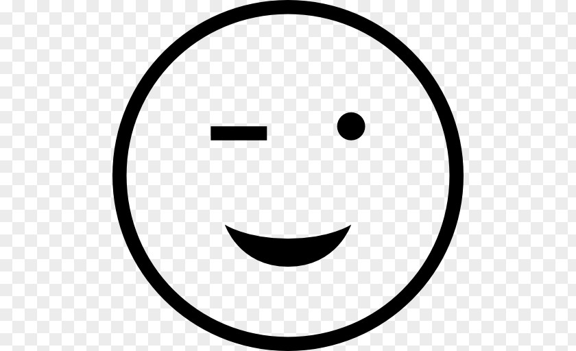 Smiley Emoticon Wink Emoji PNG