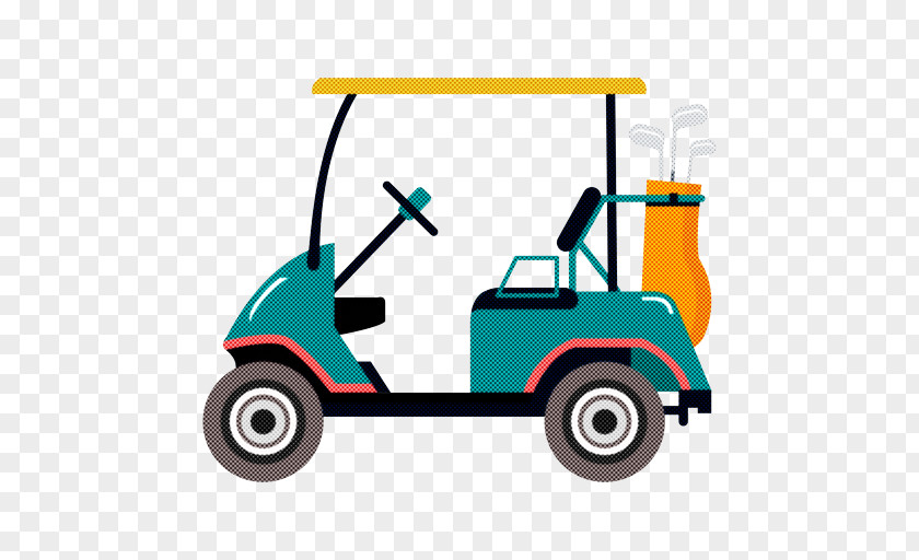 Vehicle Transport Riding Toy Line Golf Cart PNG
