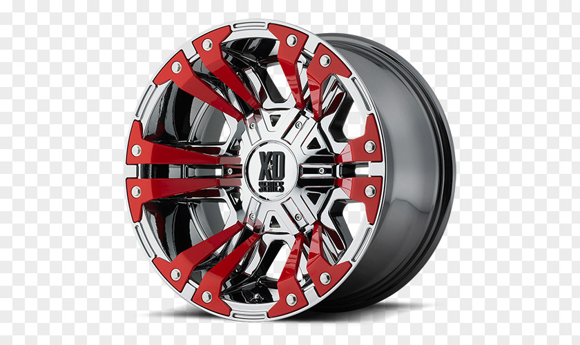 Colorful Monster Car Rim Alloy Wheel Custom PNG