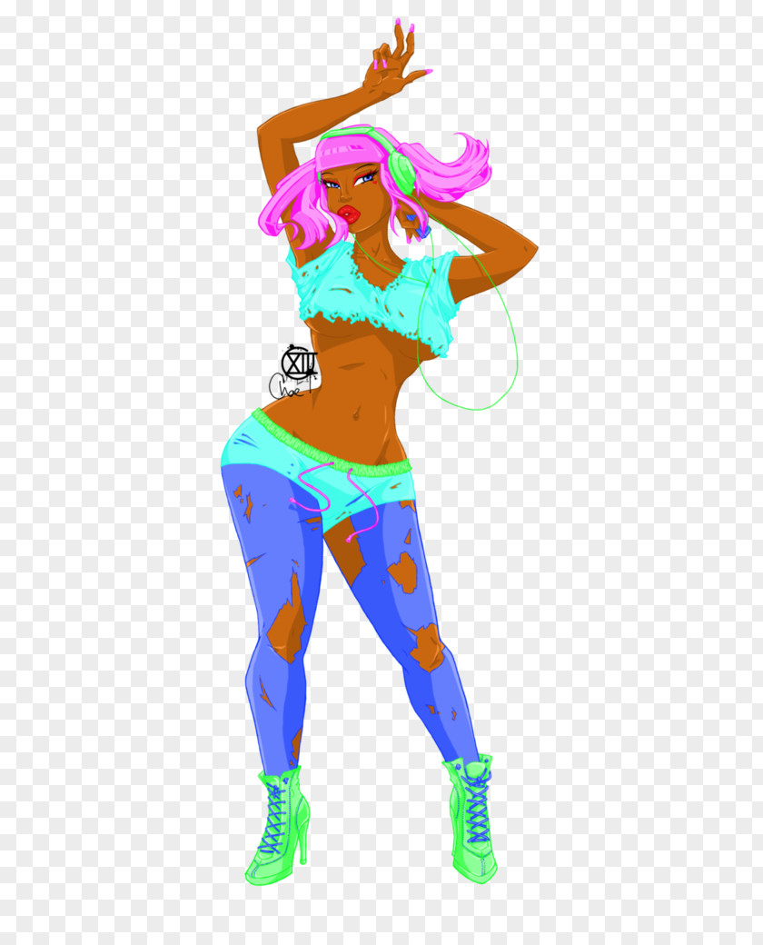 Dance Party Background Costume Character PNG