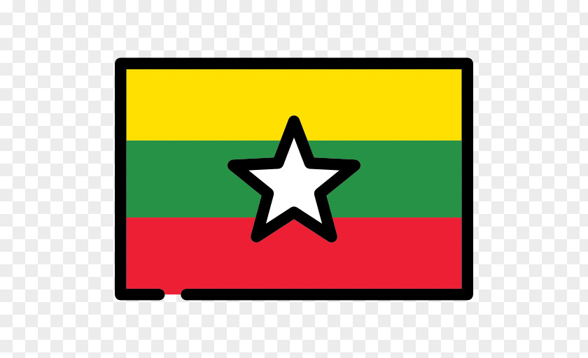 Flag Burma PNG