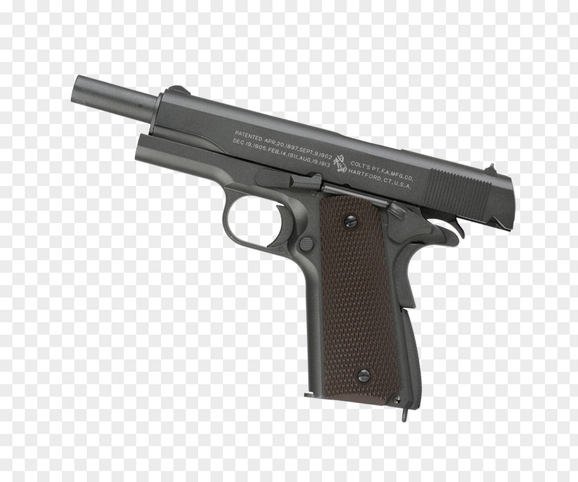 Handgun Trigger Firearm M1911 Pistol Airsoft Guns PNG